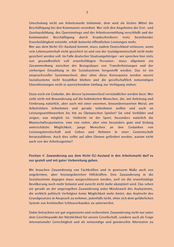 Current challenges of employment and the labour market in Germany — pages 7