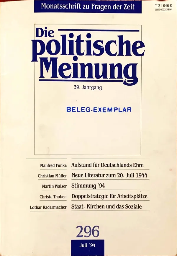 State, churches and the social sphere — pages 10
